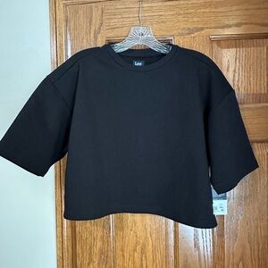 Lee oversized cropped top